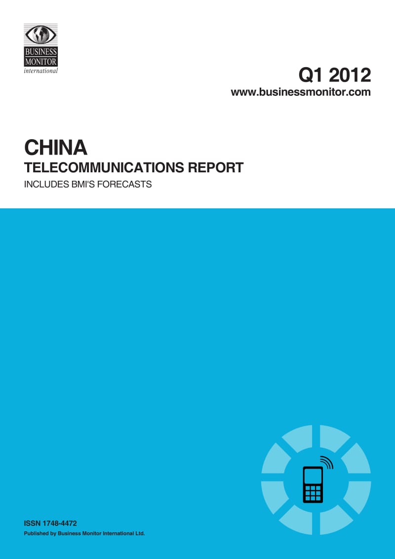 BMI China Telecommunications Report Q1 2012.pdf_第1页