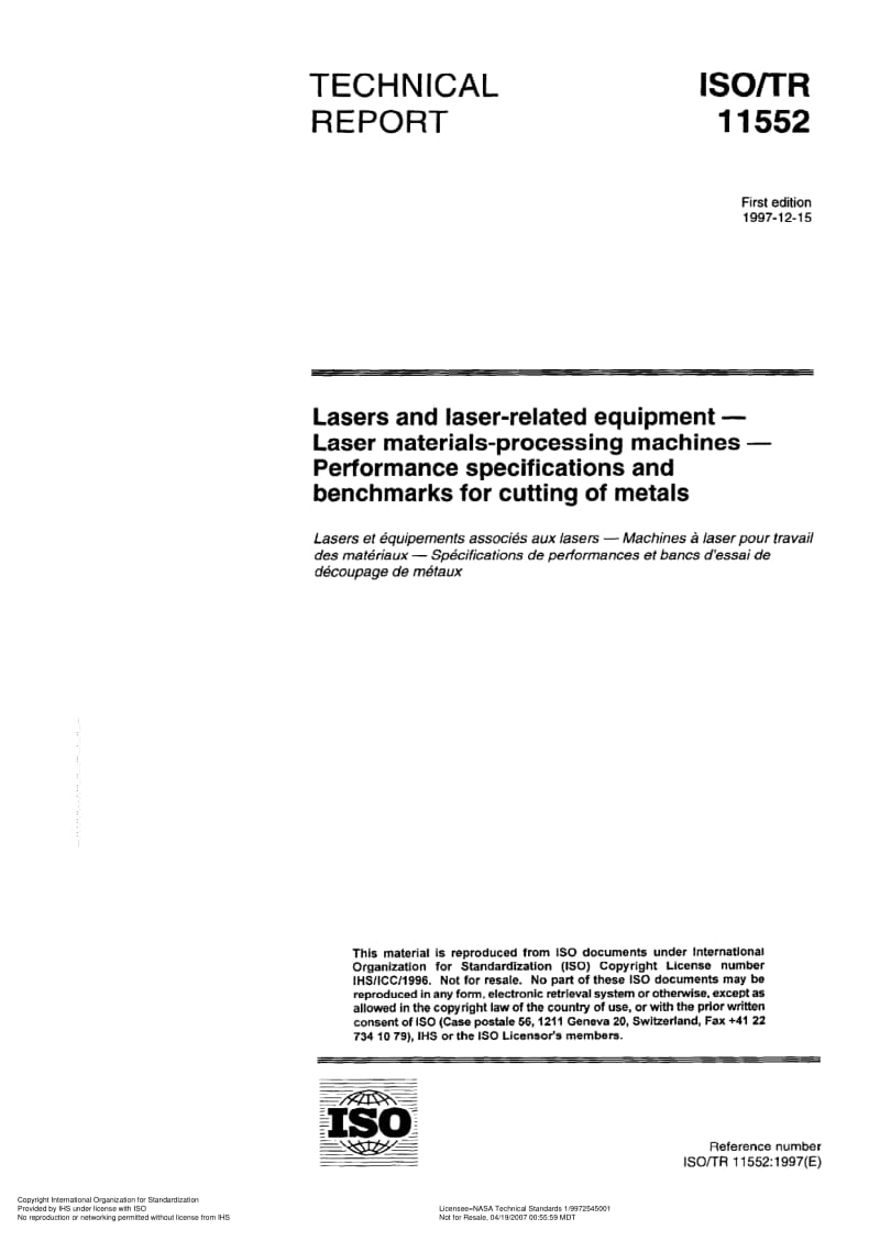 ISO-TR-11552-1997.pdf_第1页