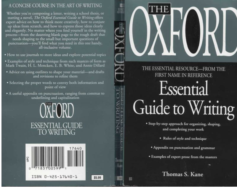 The Oxford Essential Guide to Writing.pdf_第1页