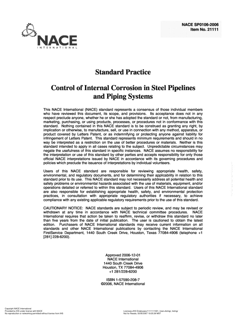 NACE-SP0106-2006.pdf_第1页