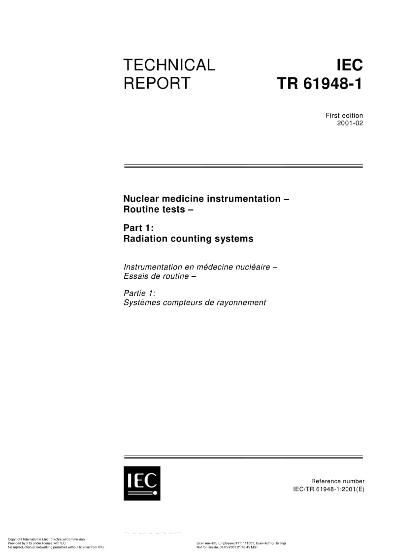 IEC-TR-61948-1-2001.pdf_第1页
