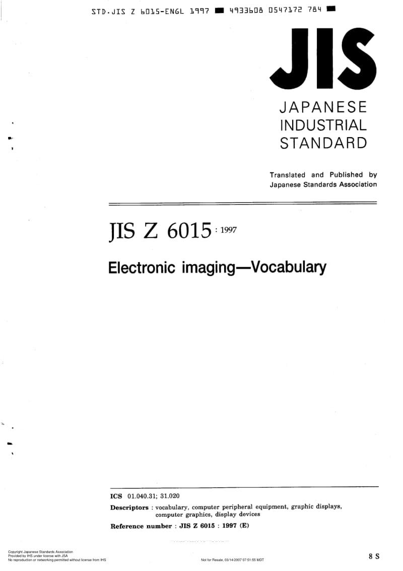 JIS-Z-6015-1997-ENG.pdf_第1页