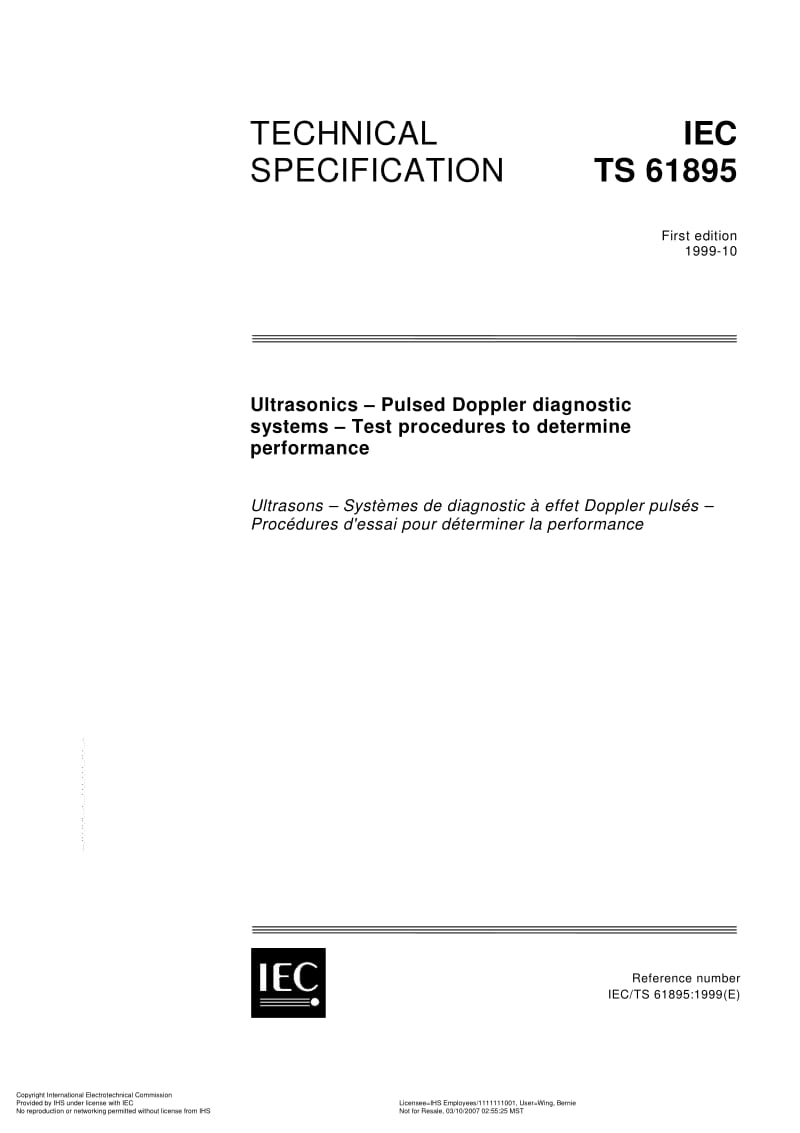 IEC-TS-61895-1999.pdf_第1页