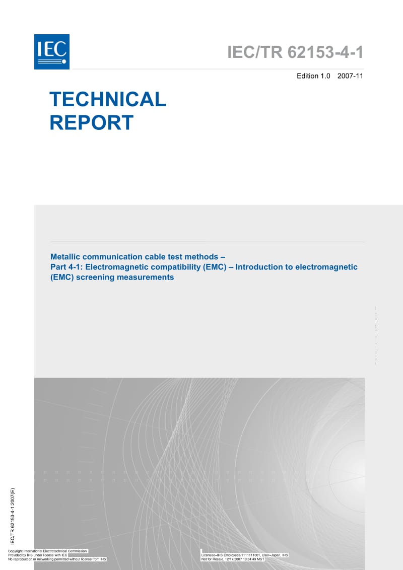IEC-TR-62153-4-1-2007.pdf_第1页