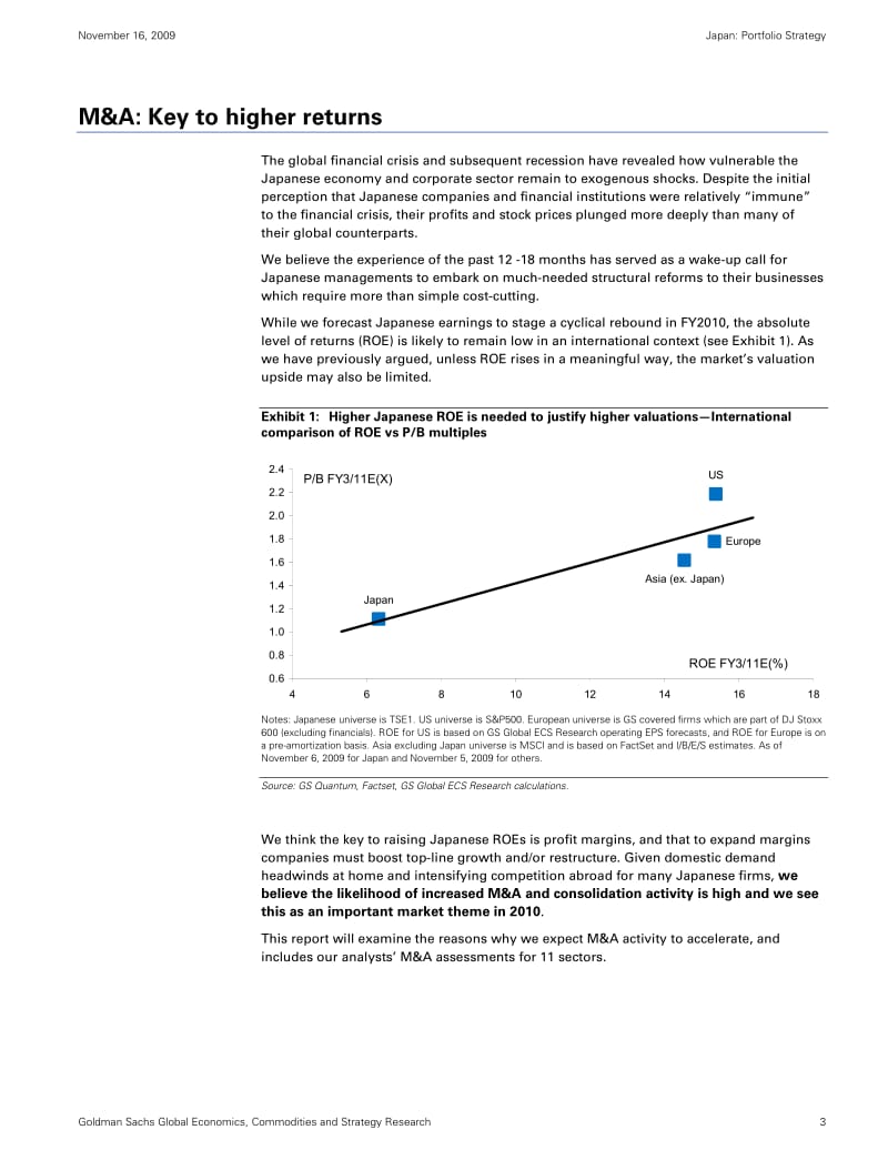 GS-Japan Portfolio Strategy-the M&ampA imperative-091116.pdf_第3页