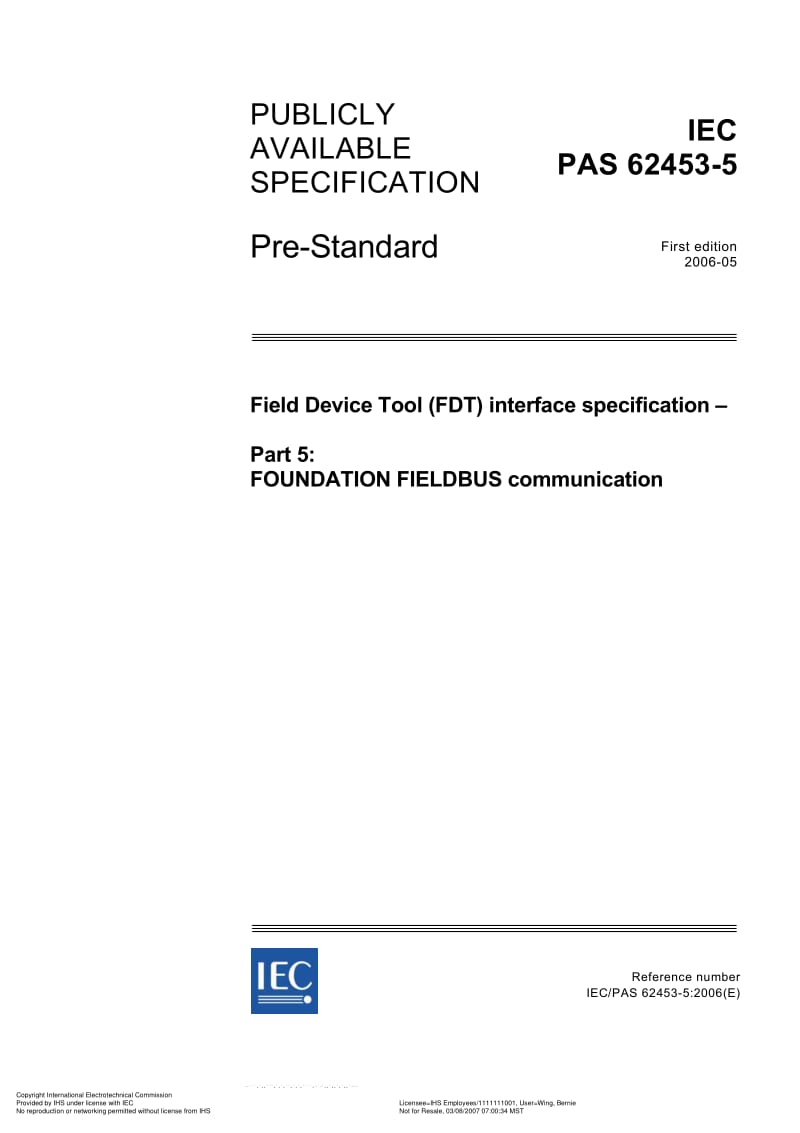 IEC-PAS-62453-5-2006.pdf_第1页