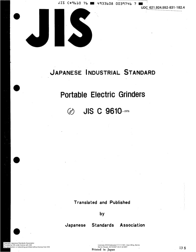 JIS-C-9610-1976-R2005-ENG.pdf_第1页