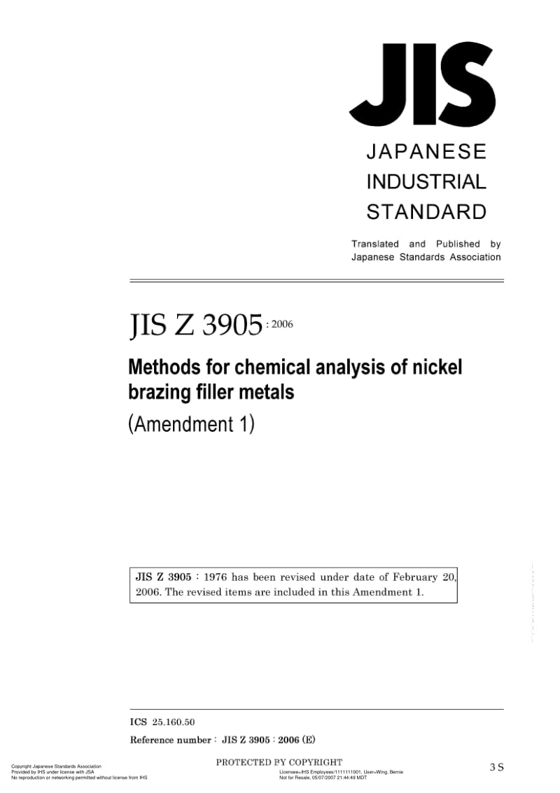 JIS-Z-3905-AMD-1-2006-ENG.pdf_第1页