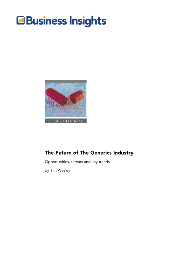 The Future of the Generics Industry.pdf_第1页
