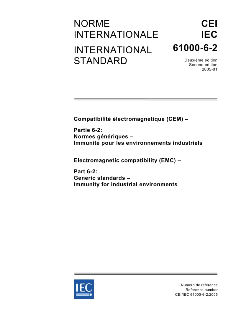 IEC-61000-6-2-2005.pdf_第1页