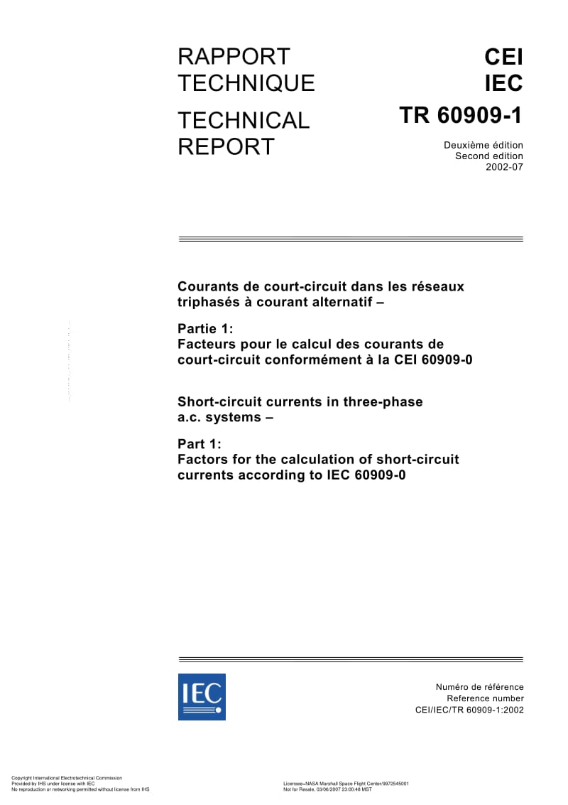 IEC-TR-60909-1-2002.pdf_第1页