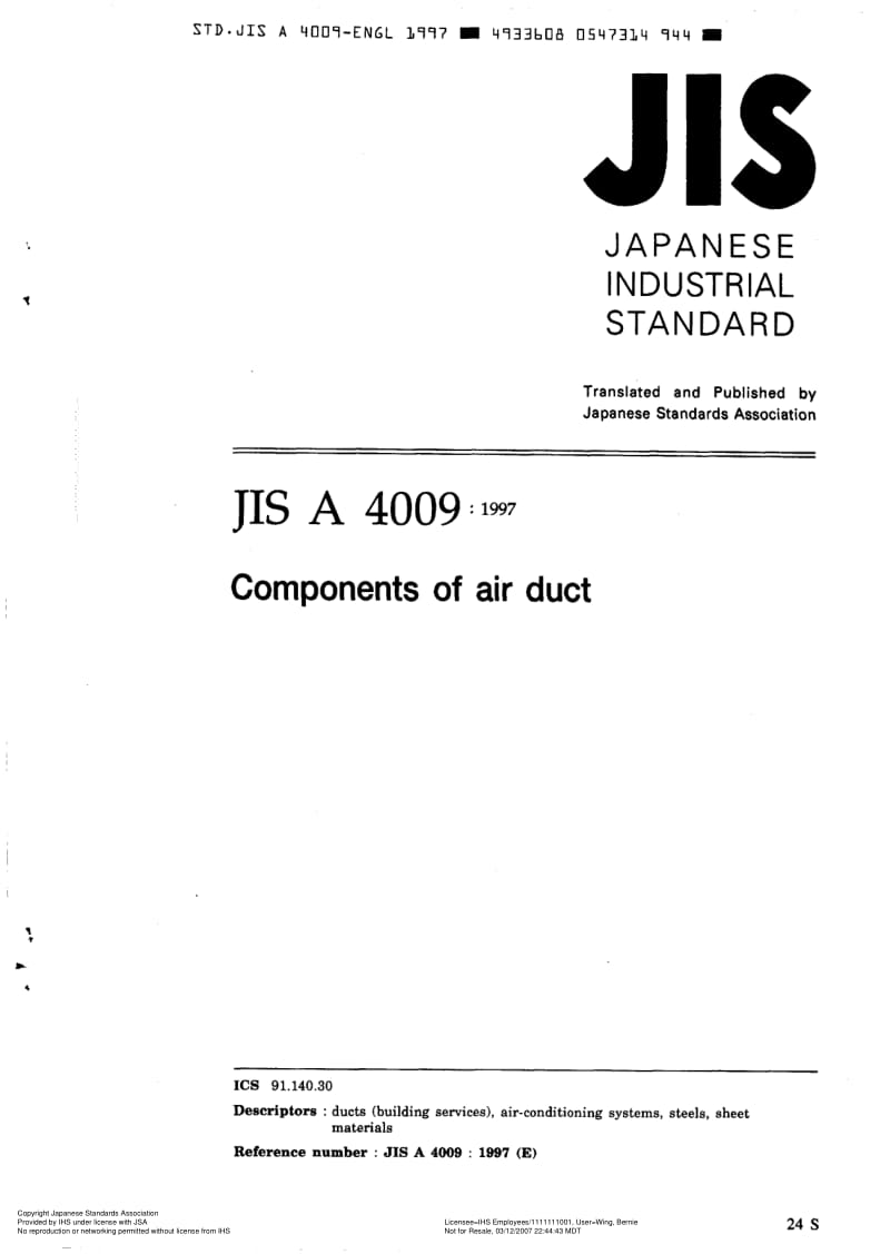 JIS-A-4009-1997-ENG.pdf_第1页
