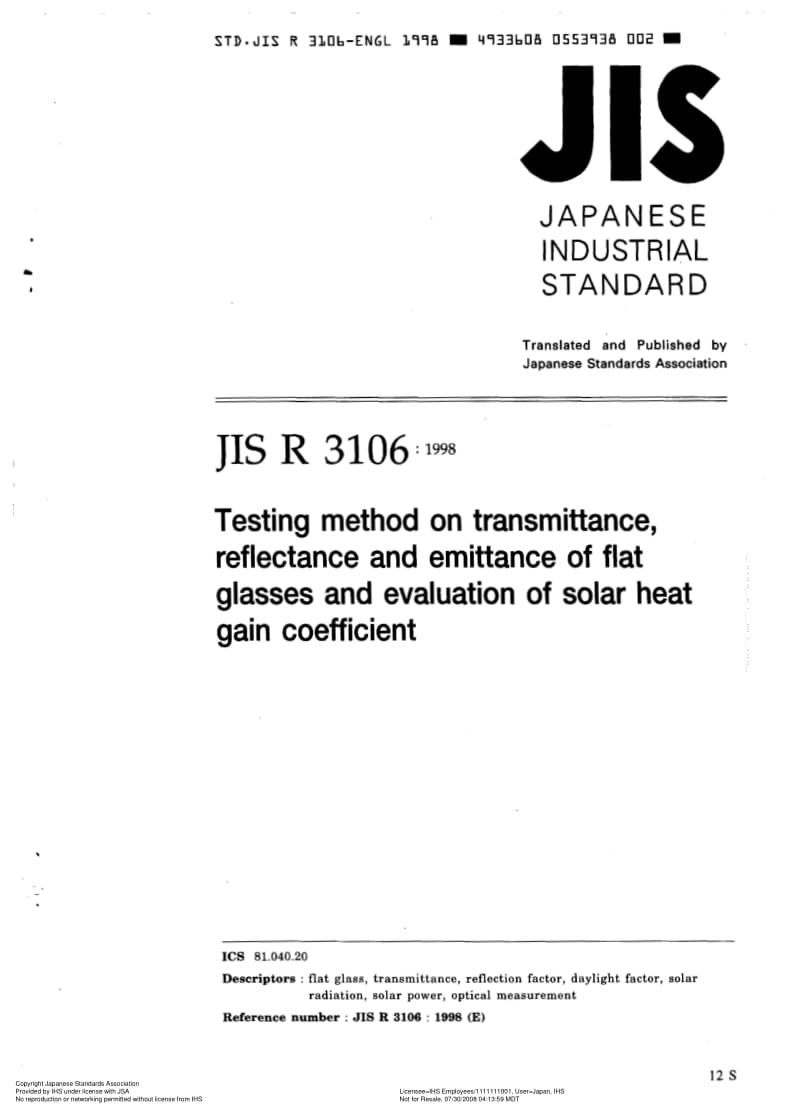 JIS-R-3106-1998-R2008-ENG.pdf_第1页