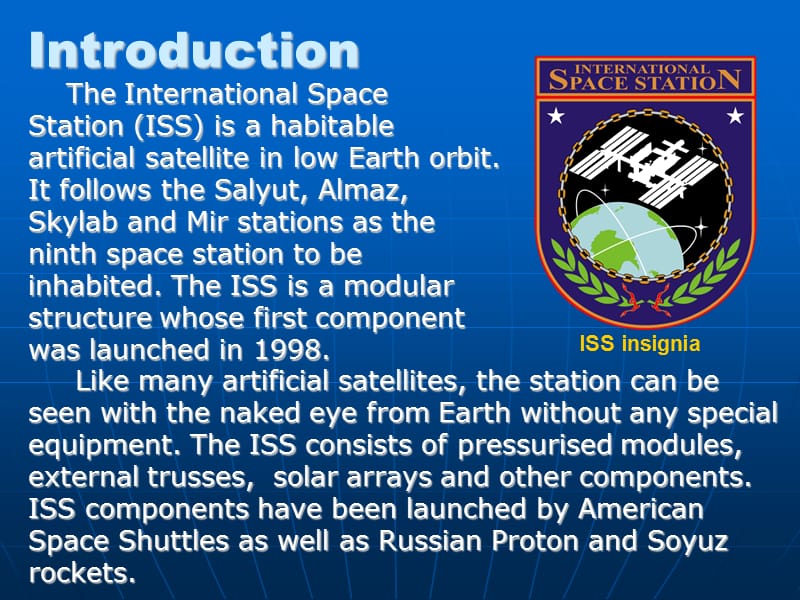 International space stations 国际空间站.ppt_第2页