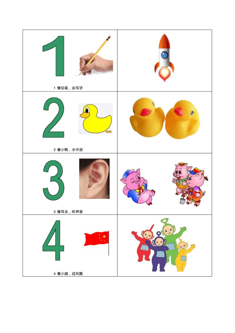 幼儿识字卡数字1-10.pdf_第1页