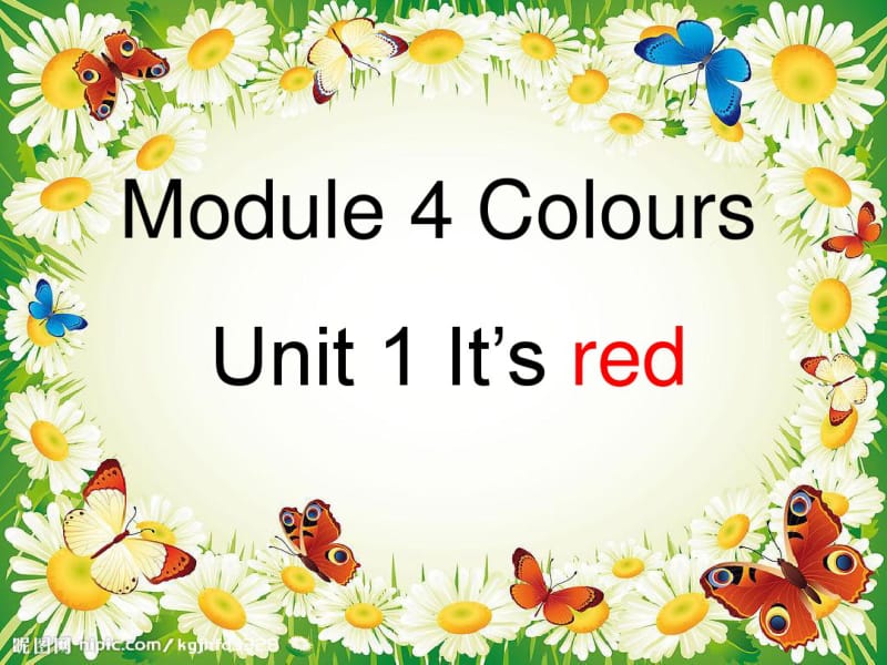 外研版(三起)三年级英语上册Module4Unit1Itx27s-red公开课课件.pdf_第1页