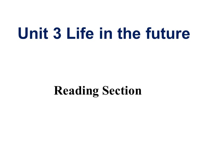 Life in the Future公开课课件.ppt_第1页