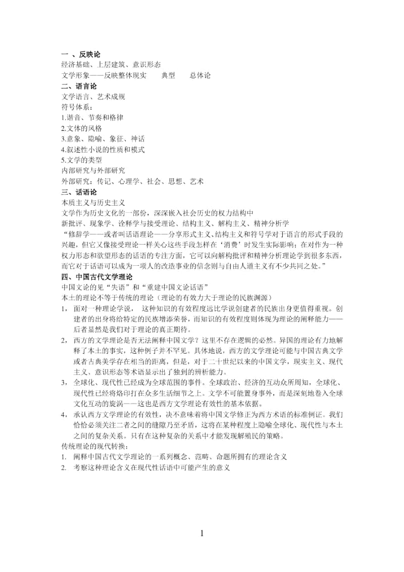 中国当代文论.docx_第1页
