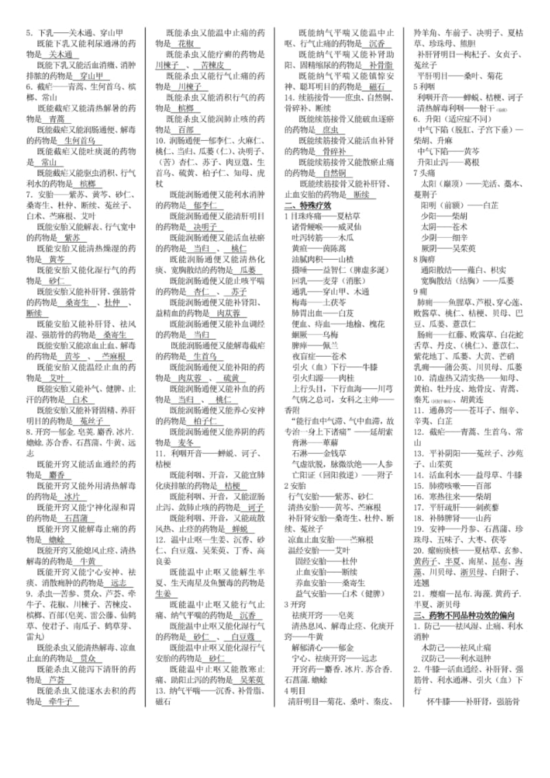考研中医综合笔记(中药、方剂).pdf_第3页