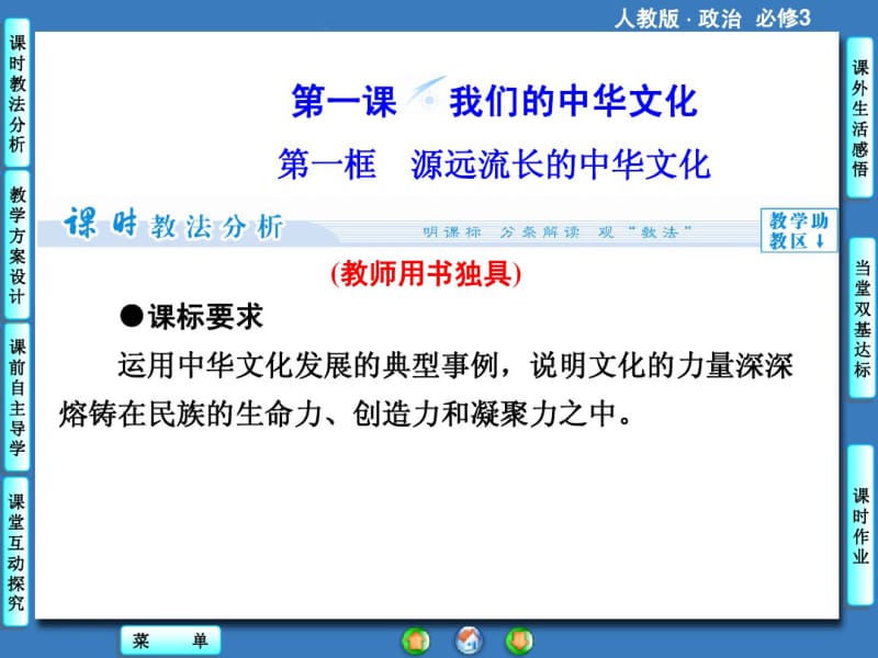 (人教版)高中政治必修三：第6课《我们的中华文化》课件1.pdf_第2页