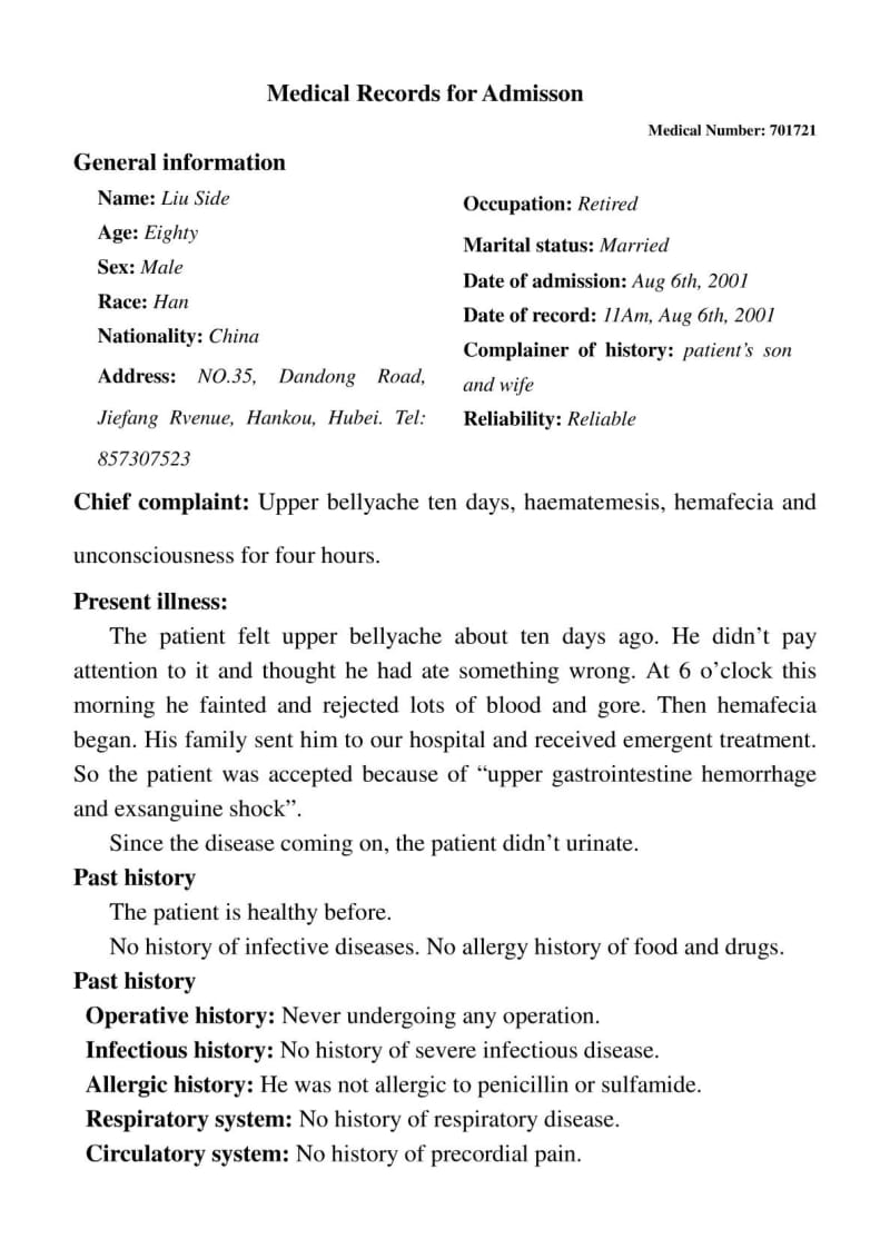 心内科医学英文病历_1569860306[最新].doc_第2页