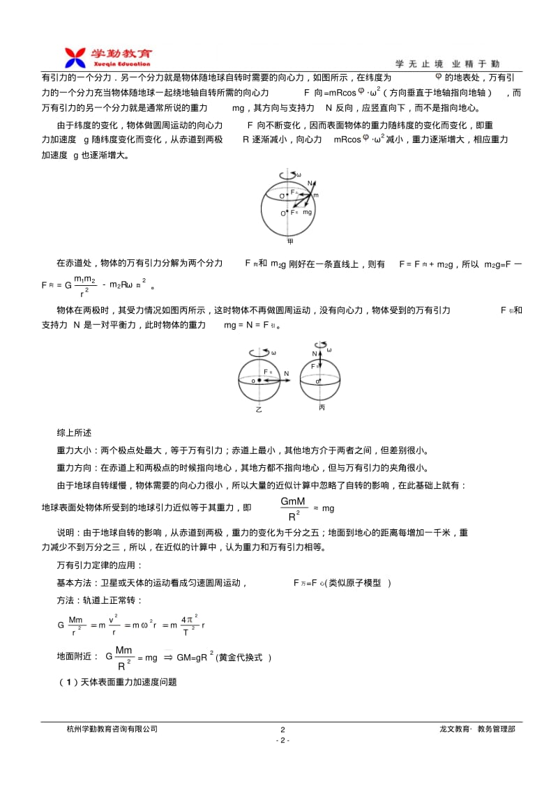 讲义-万有引力1.pdf_第2页