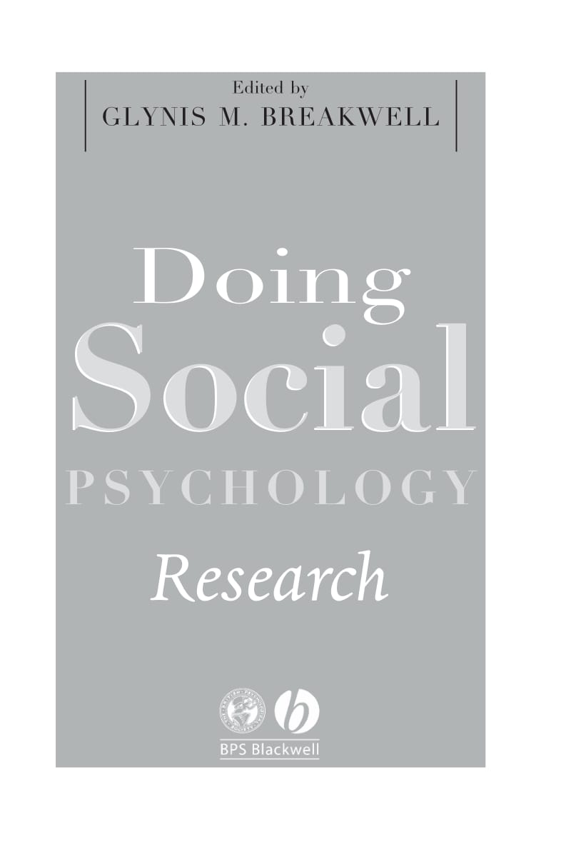 Doing Social Psychology 做社会心理学研究.pdf_第1页
