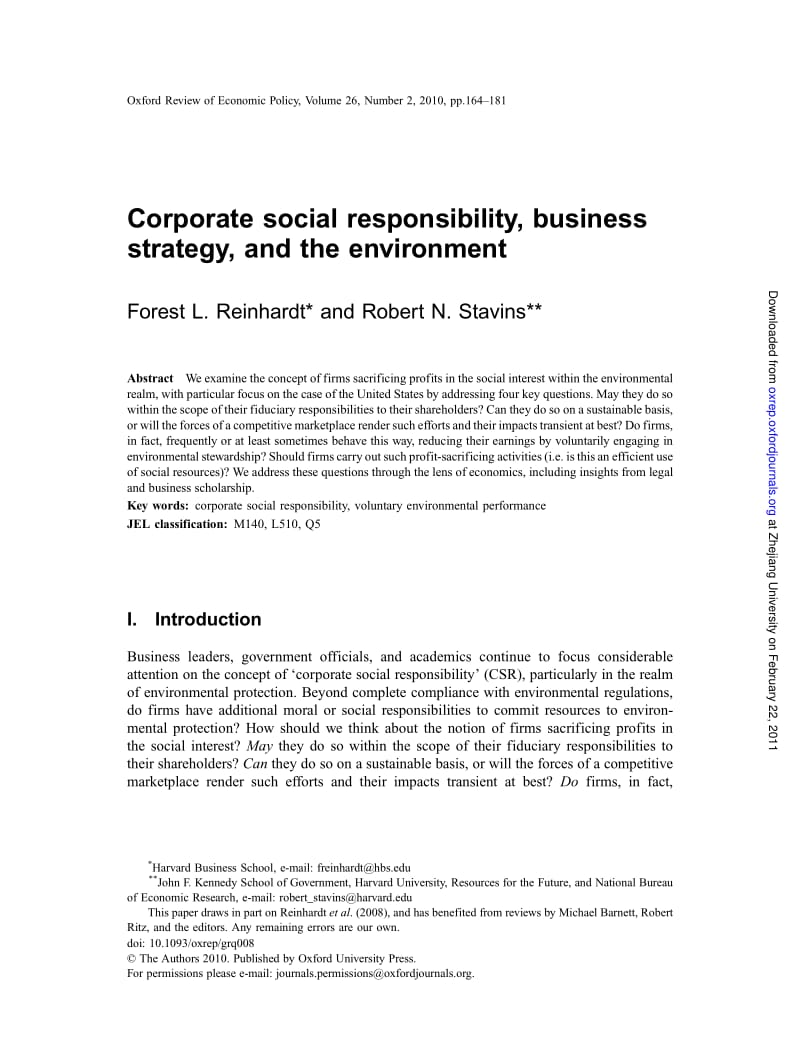 Corporate social responsibility, business strategy, and the environment.pdf_第1页