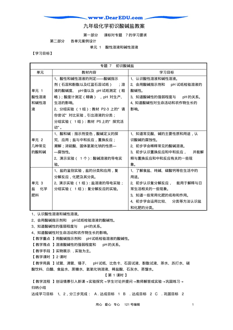 九年级化学初识酸碱盐教案仁爱版.pdf_第1页