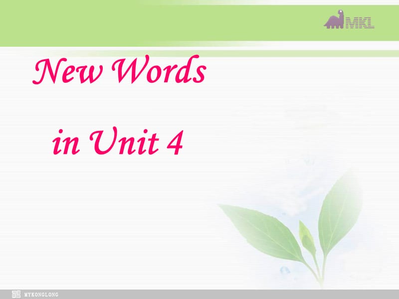选修七 4.5《Unit 4　new words》PPT课件 .ppt_第2页