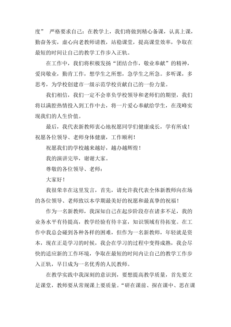 新教师发言稿范文集锦6篇.docx_第2页