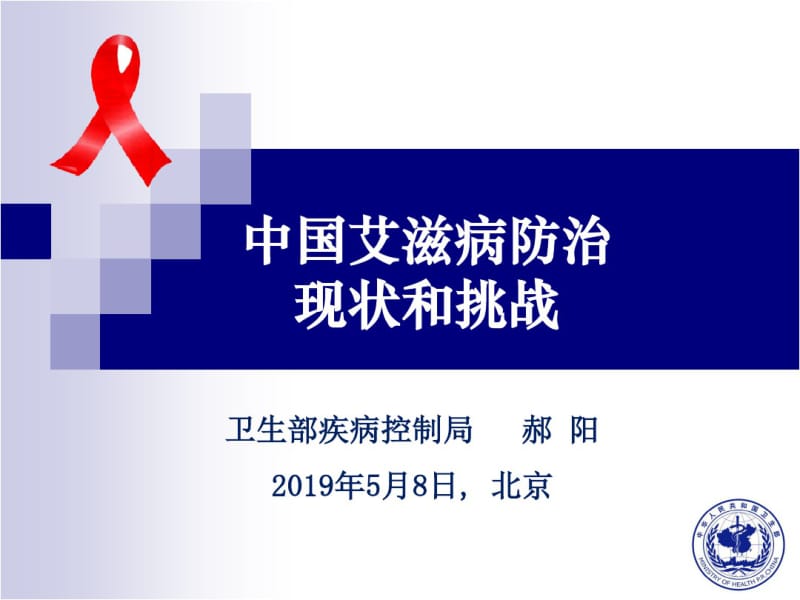 中国艾滋病防治现状和挑战共65页PPT资料.pdf_第1页