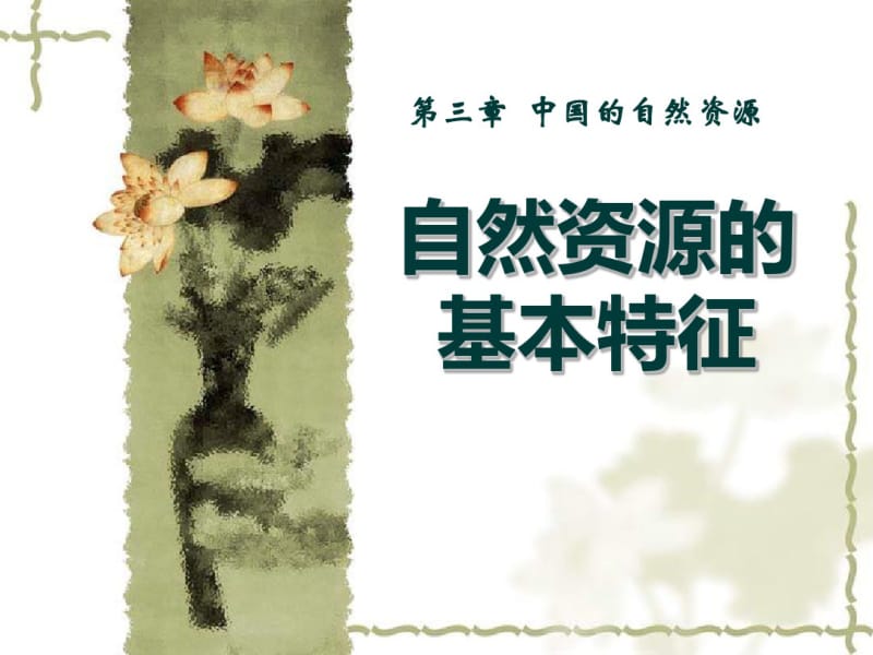 《自然资源的基本特征》中国的自然资源PPT课件4.pdf_第1页
