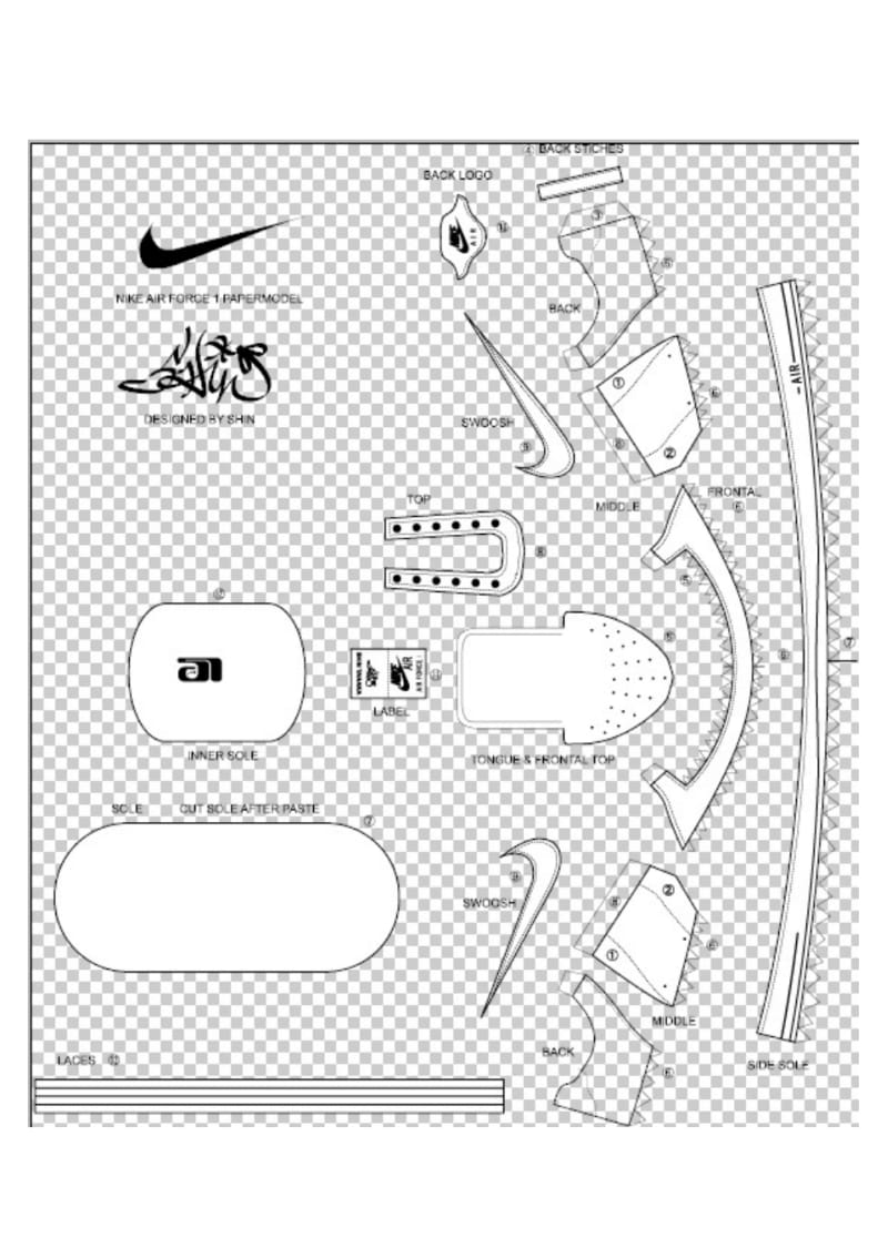 NIKE运动鞋纸模图纸.pdf_第2页