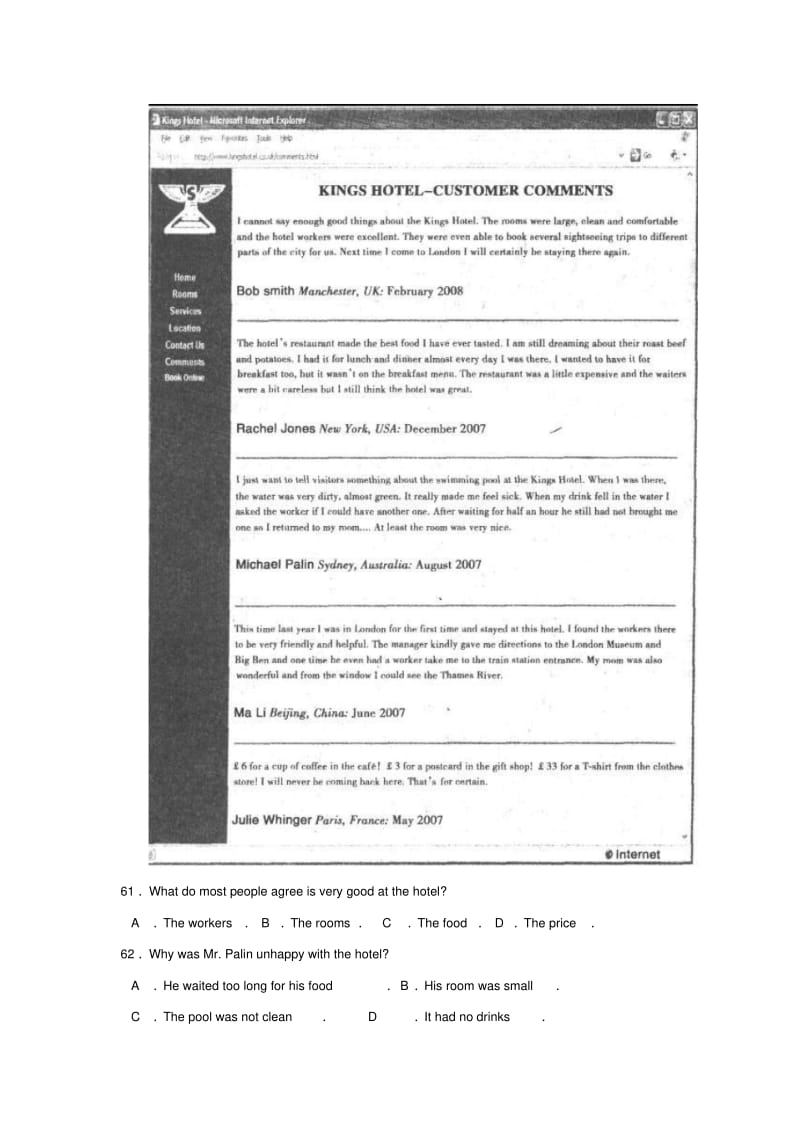 中考英语精品复习资料阅读理解应用文篇(一).pdf_第3页