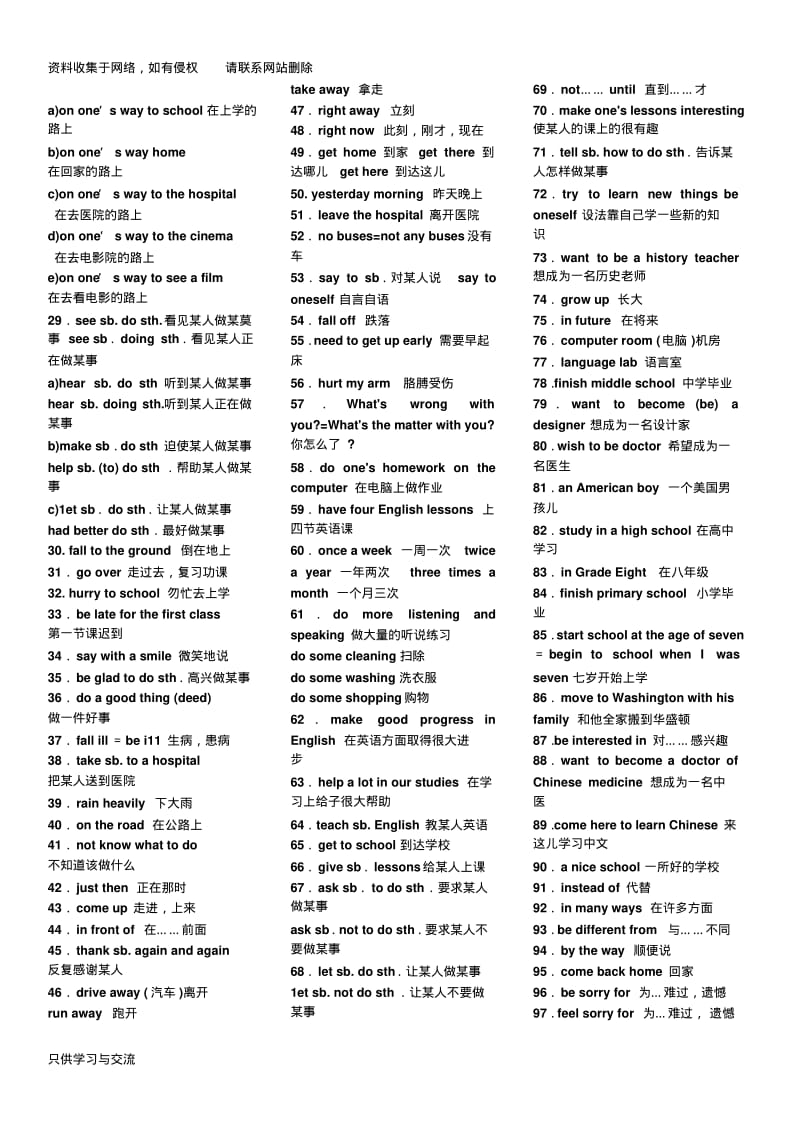初中英语单词短语句型大全.pdf_第3页
