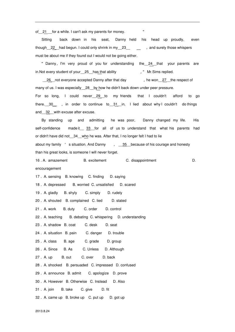 高考英语模拟试题精编10-副本.pdf_第3页