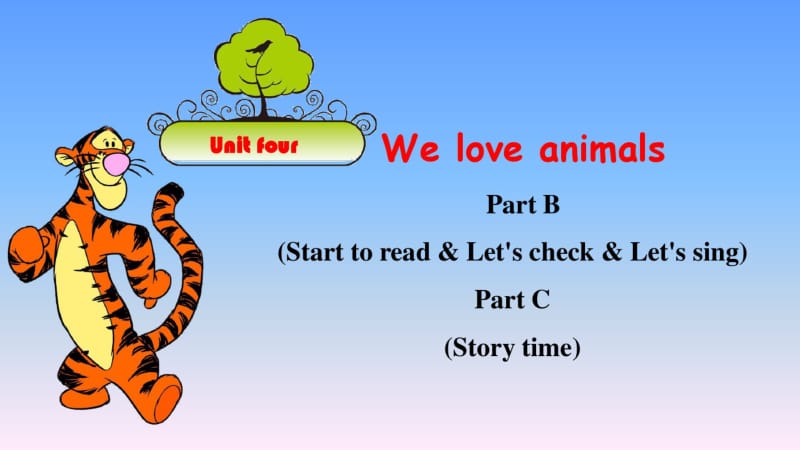 人教版英语三年级上册课件unit4-PartBStarttoread&ampLetx27scheck&ampPartCStorytime.pdf_第1页