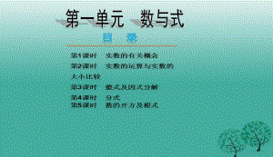 2018年新课标人教版初中中考数学(新课标人教版)一轮复习：第1单元_数与式精美课件(专题拔高特训).pdf