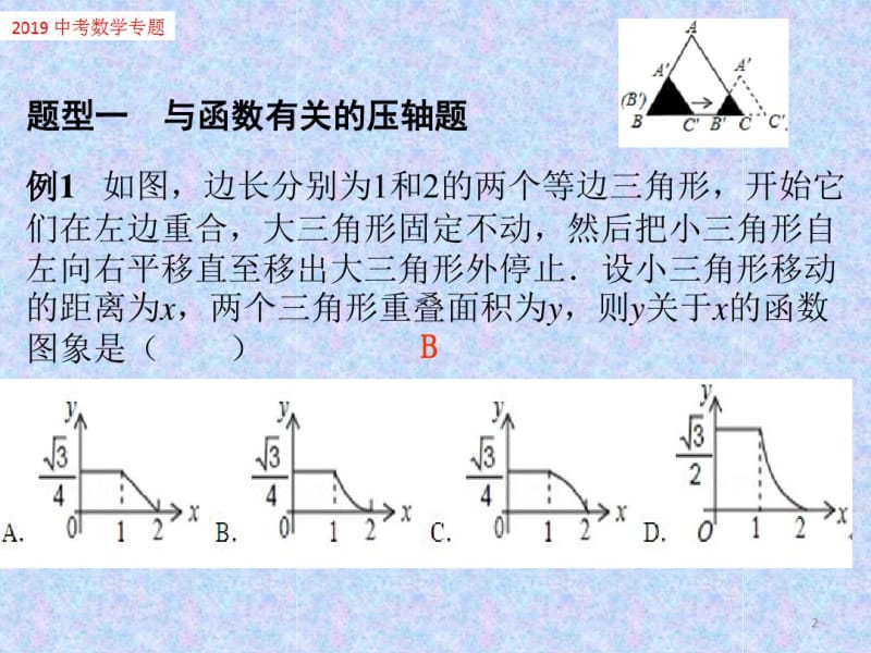 2019年中考数学专题一选择填空压轴题课件.pdf_第2页