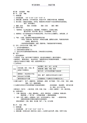 七年级地理下册知识点精华(下).pdf