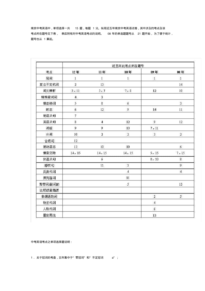南京中考英语历年分析.pdf_第1页