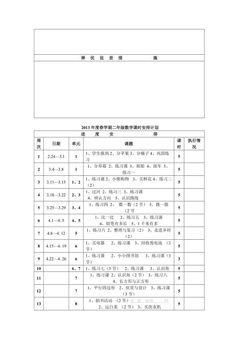 【71页精品】北师大版数学二年级下册全册教案.doc_第2页