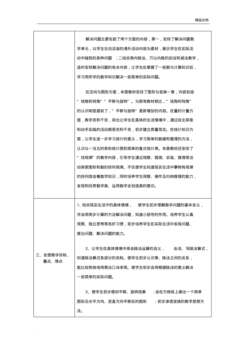 小学二年级下册数学教学计划模板.pdf_第2页