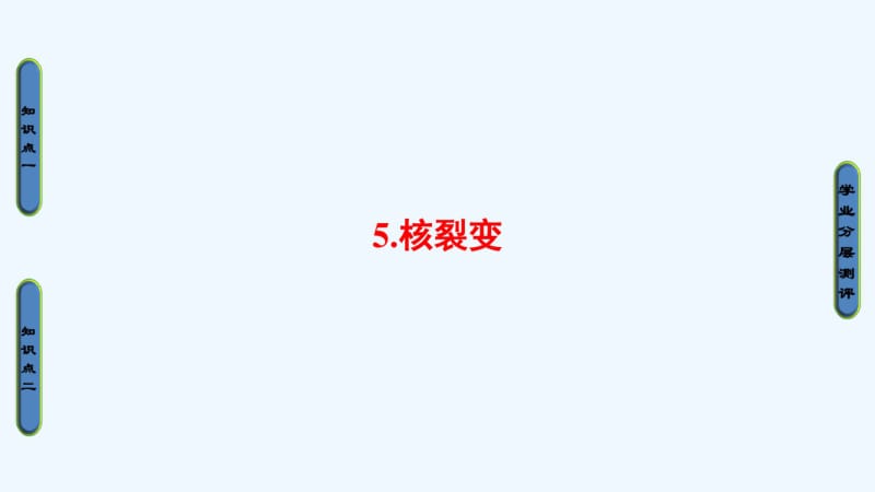 物理(教科)新课堂同步选修3-5课件：第3章5.核裂变.pdf_第1页