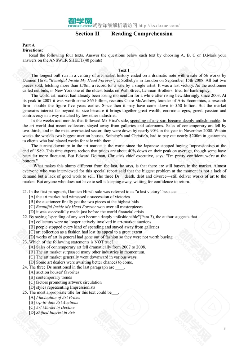 2010年考研英语二真题及答案.pdf_第3页