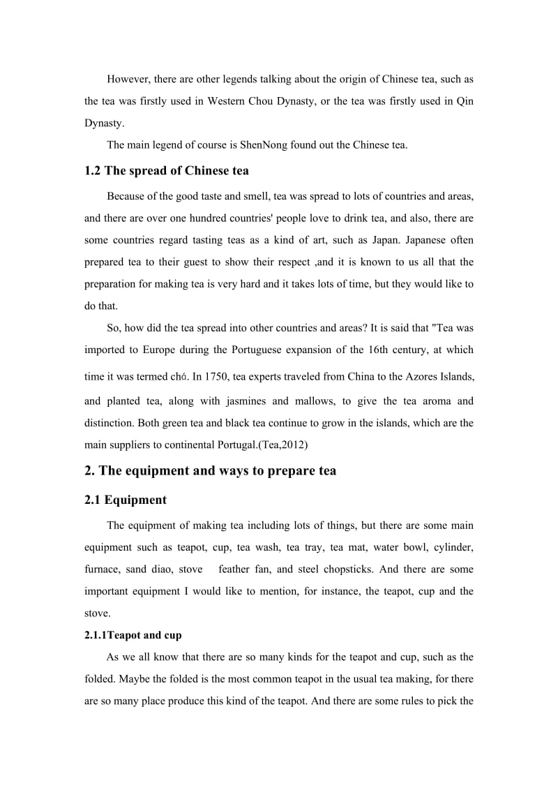 中国茶文化 英语 On Chinese Tea Culture.doc_第2页