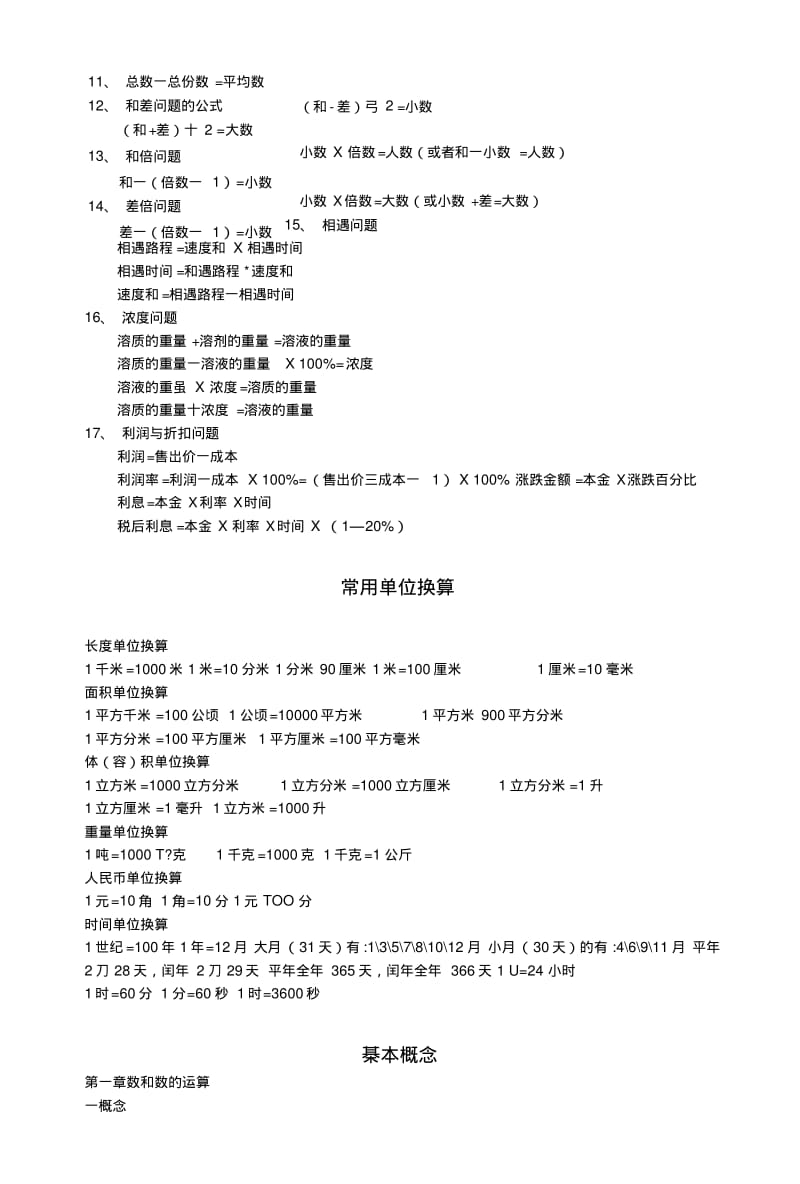 【强烈推荐】小学六年级数学总复习资料.doc.pdf_第3页