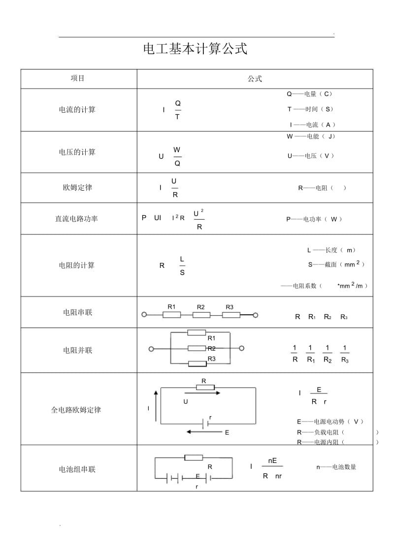 电工基本计算公式.docx_第1页