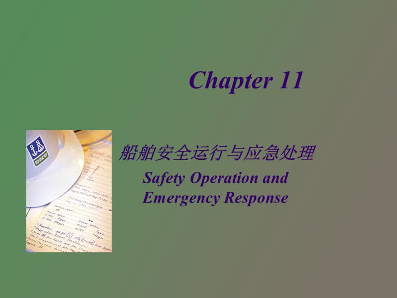 船舶动力装置技术管理第十一章.ppt_第1页
